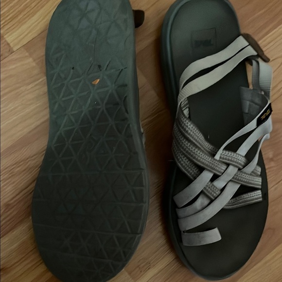 Teva Voya Strappy Antiguous Birch Slingback Strappy Sandals  Rubber Sole Size 10 - Picture 5 of 5